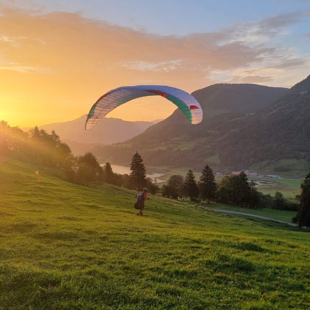 Paraglider Berge